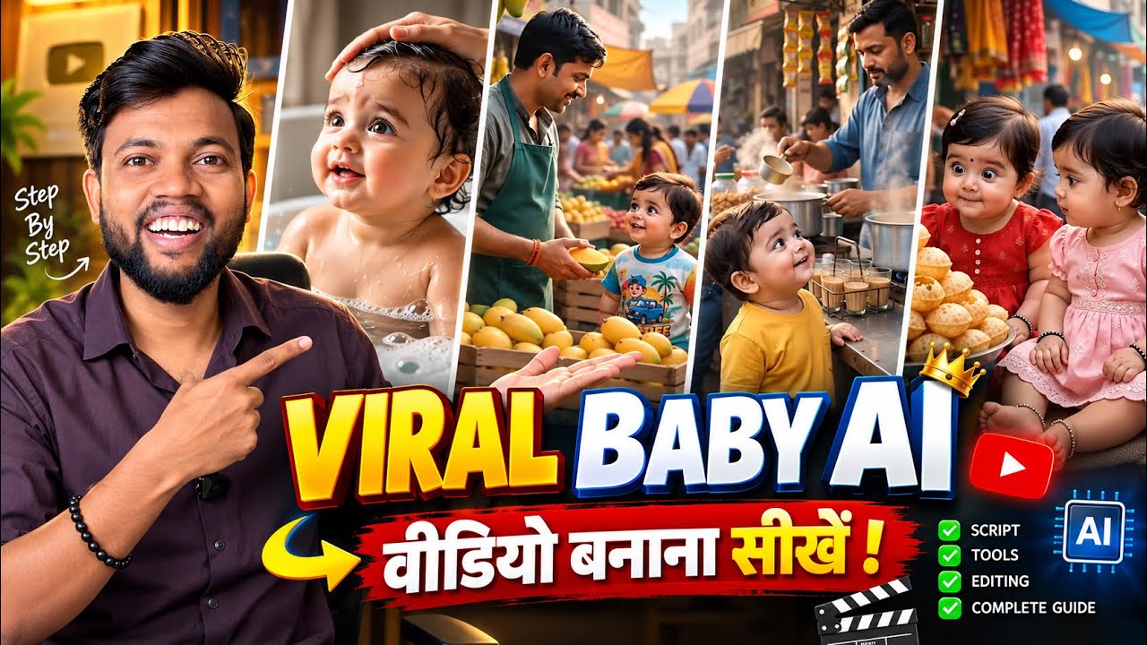 Viral Baby Ai Video Kaise Banaye | Instagram Trending Baby Ai Videos Banana Sikhen 🔥