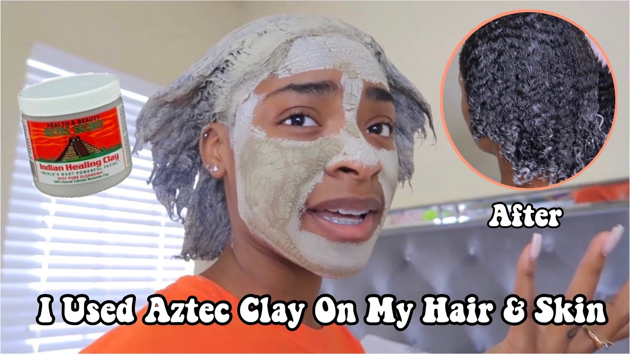 I Used The Aztec Clay Mask On My Hair & Skin !!!! #aztecclaymask | Eva Williams