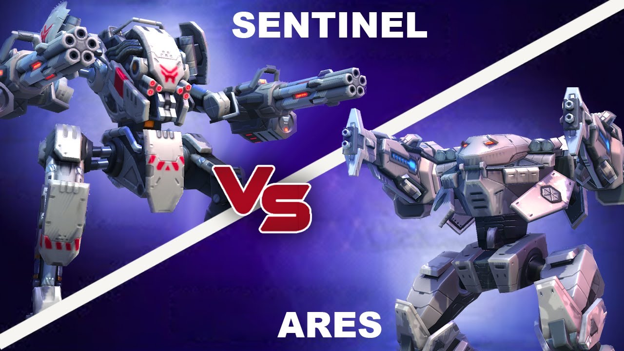 Who is BETTER? Heavy Duty Tanks. Ares versus Sentinel | Mech Arena
