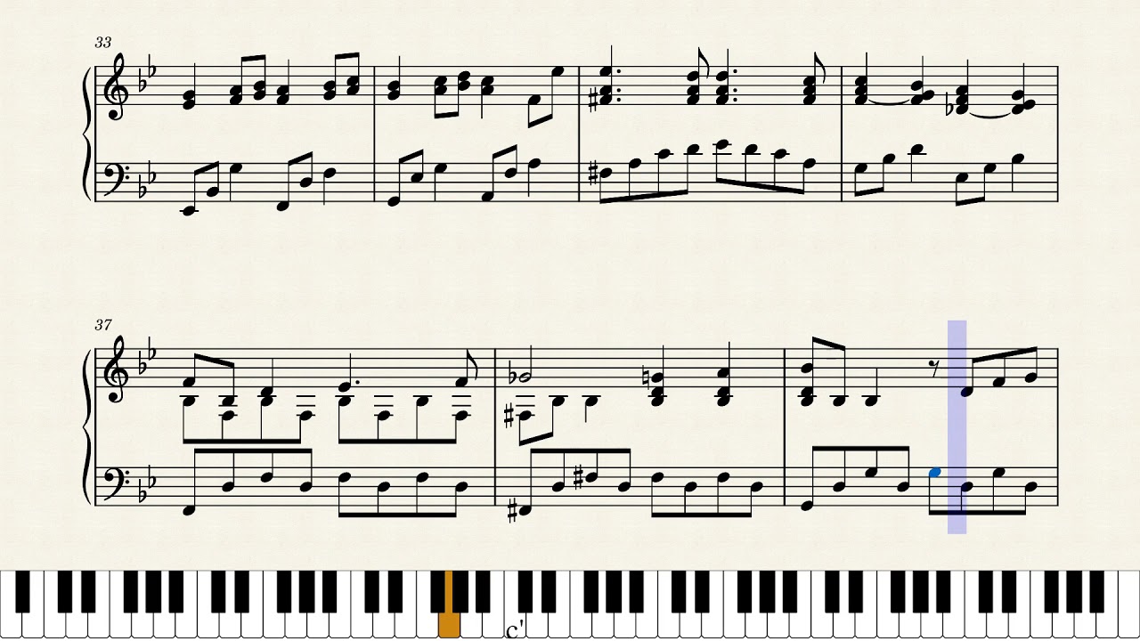 I Hear a Symphony Piano Cover