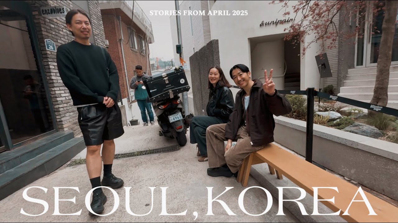KOREA VLOG with BUNGO TOSHI YOKO in spring 2025