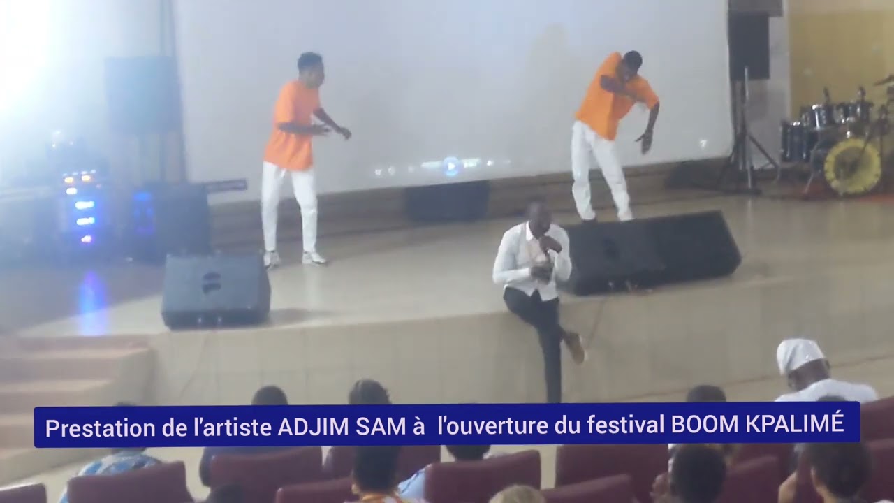 Adjim Sam_Prestation à l'ouverture du festival BOOM KPALIMÉ