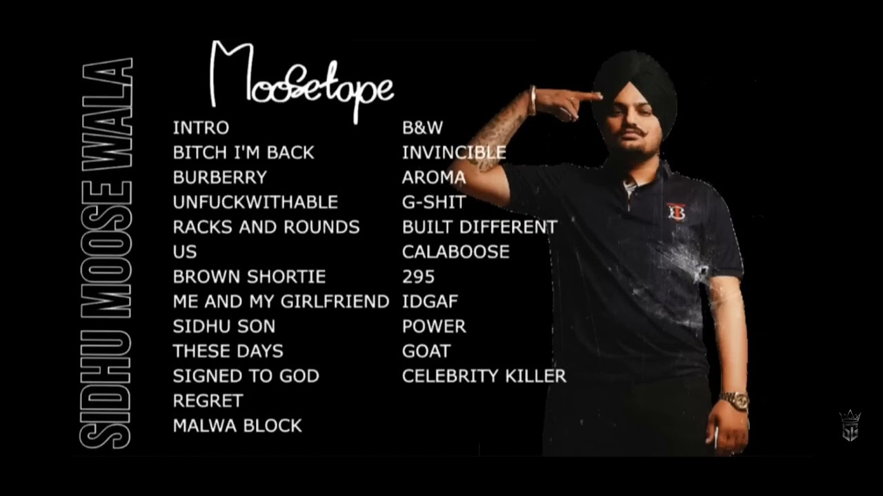 SIDHU MOOSEWALA's Blockbuster Moosetape (Full Album) #sidhumoosewala #moosetape  #newpunjabisongs