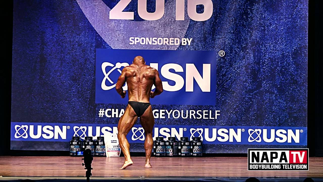 NAPA Bodybuilder Anthony Jackson routine at the NABBA England 2016