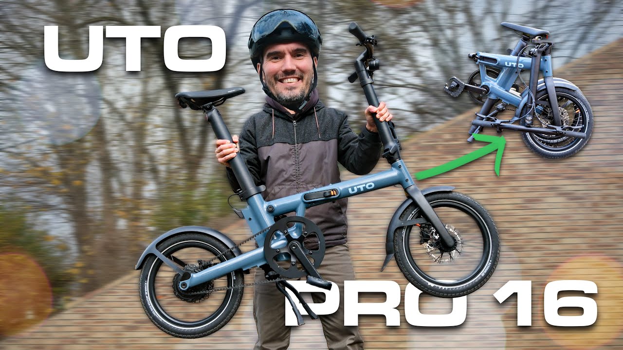 Test du UTO Pro 16 : un vélo pliant électrique tout automatique et encore plus compact