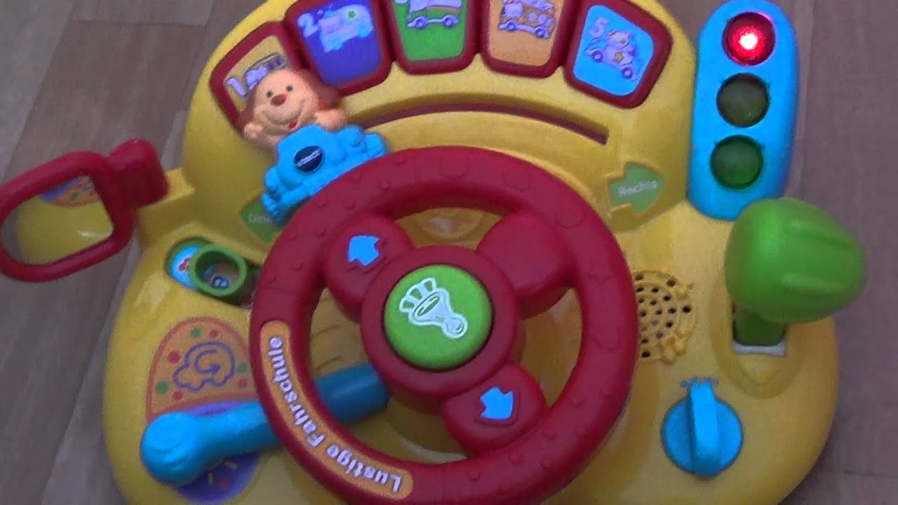 Jakie zabawki?? Bliźniaki prezentują Vtech Kierownica rajdowca
