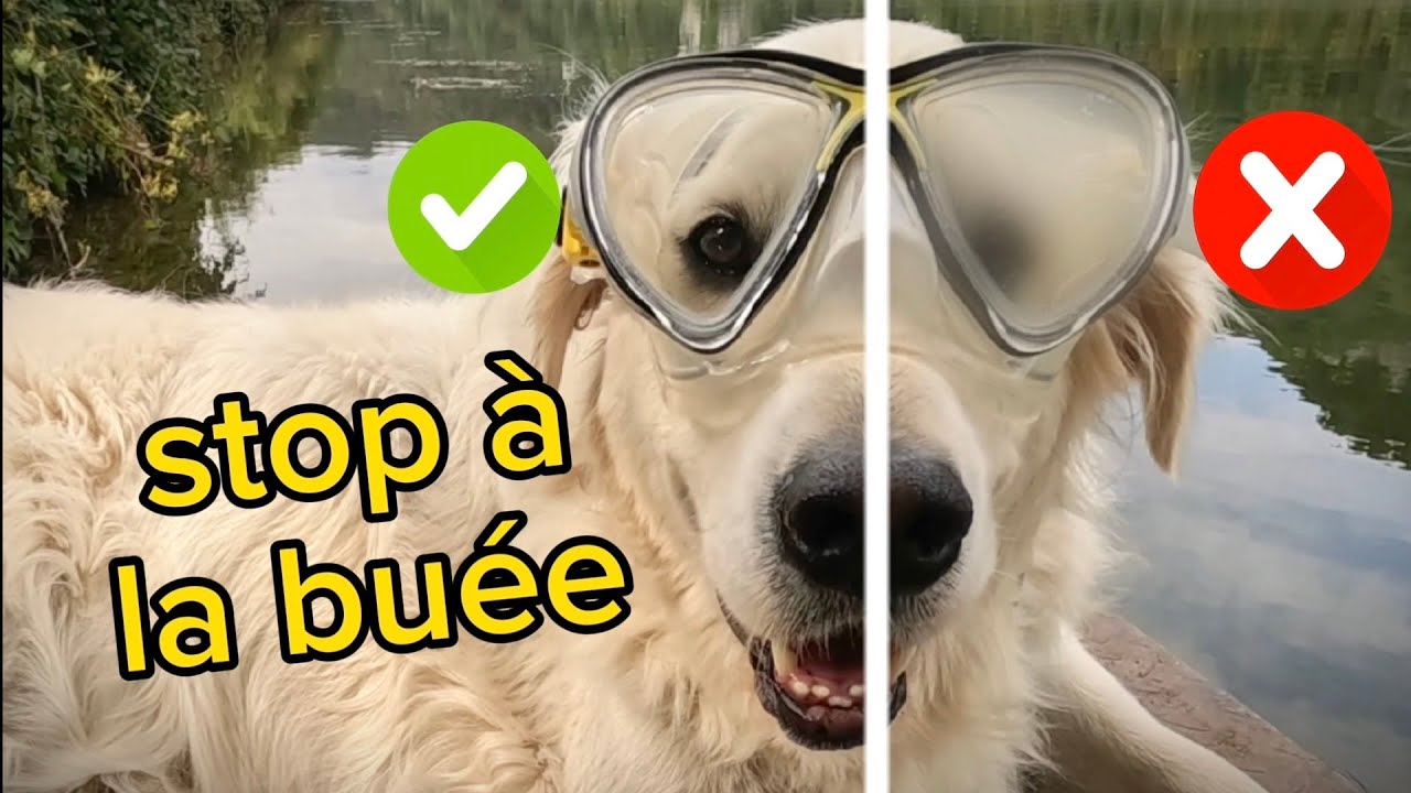 Comment ne plus avoir de buée dans son masque !?