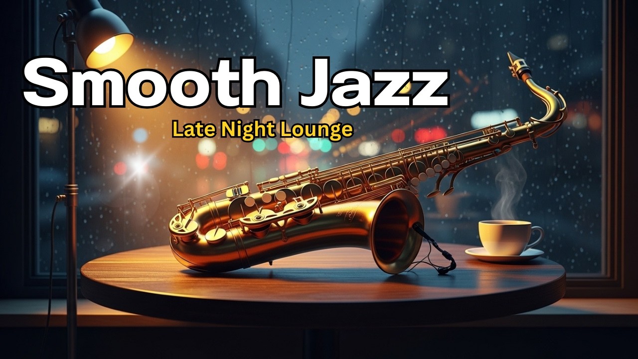 Rainy Night Reflections | Smooth Jazz Saxophone Late Night Lounge