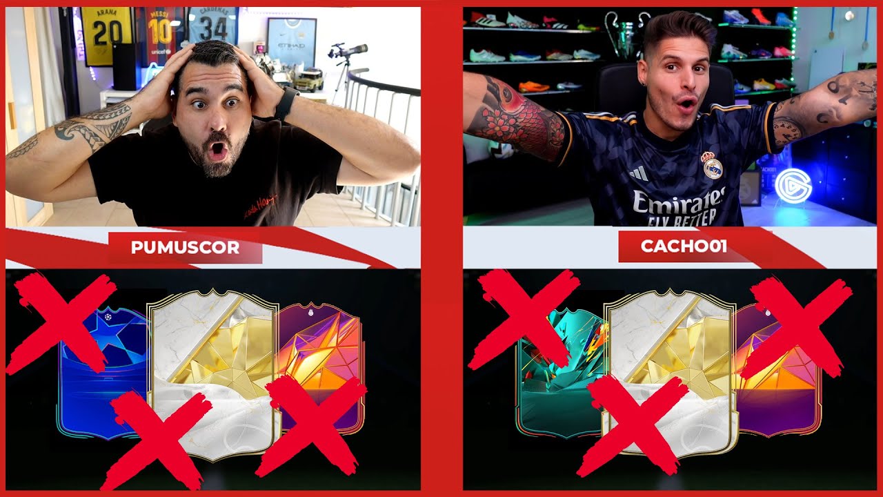 QUIEN ES QUIEN CON ICONO ASEGURADO TRACK STARS Y BOLSA !!! VS @cachoo01  FC 25