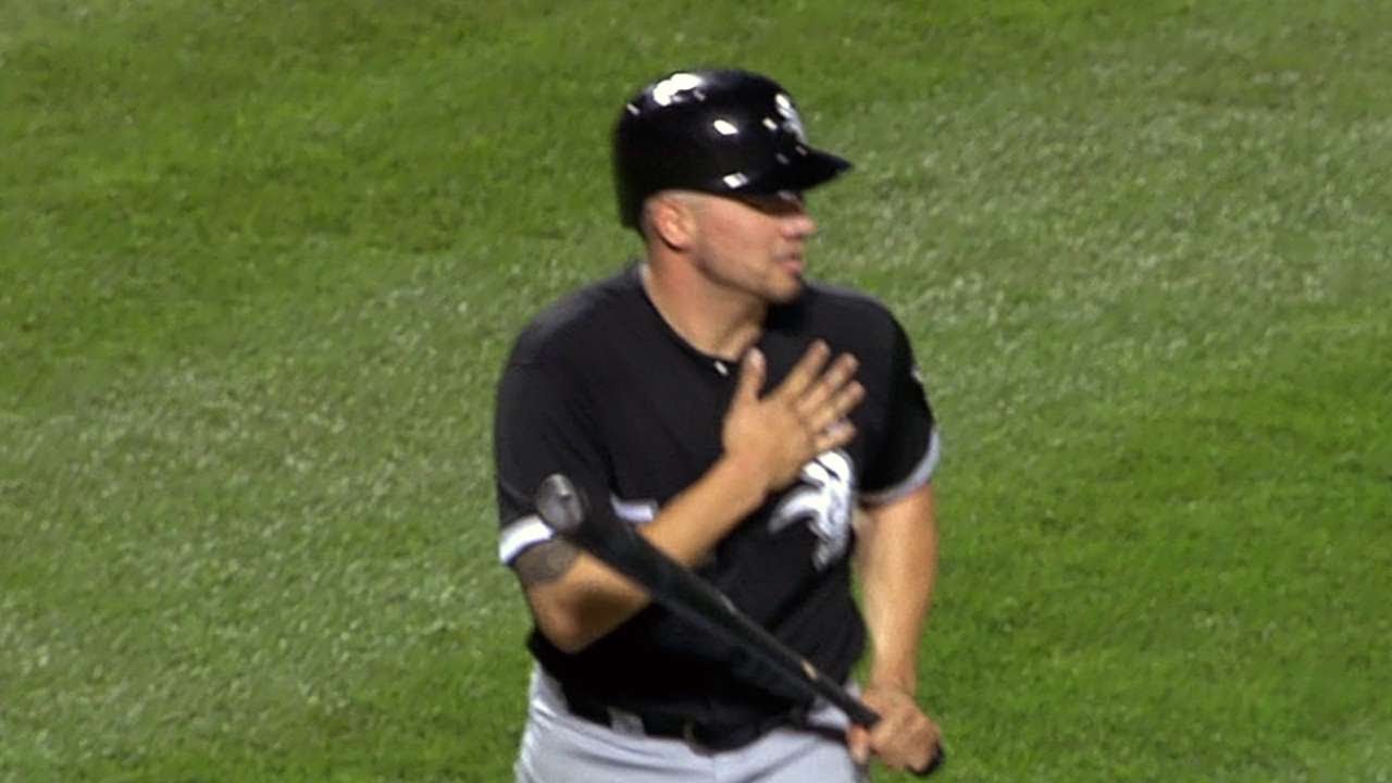Pitcher Hector Santiago FORGETS he has to bat