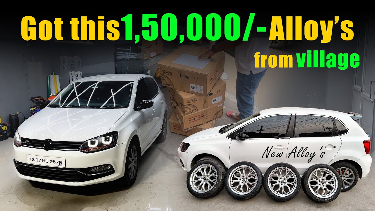 Brand New Alloys on Project -D | VW polo Gt modified | Hyderabad Kaamareddy's hottest polo