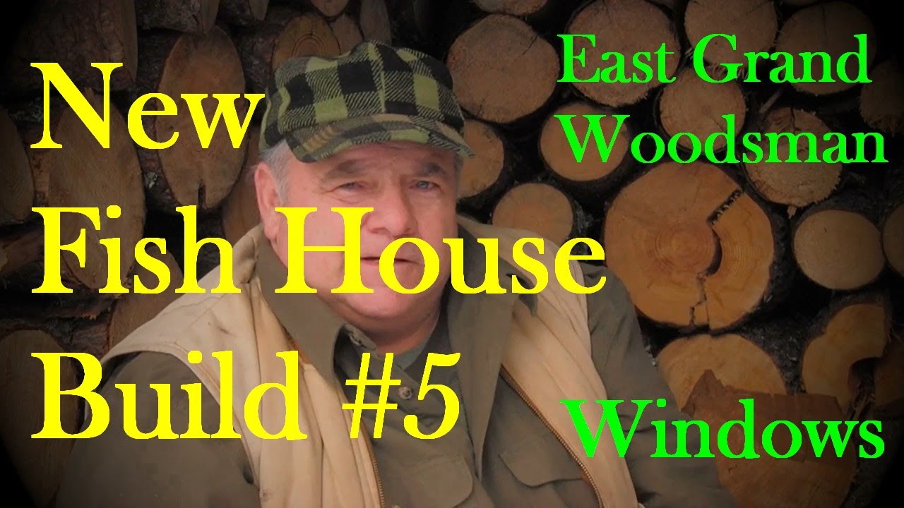 Новые окна для проекта Fish Build #5 в охотничьем лагере Rustic Log Cabin.