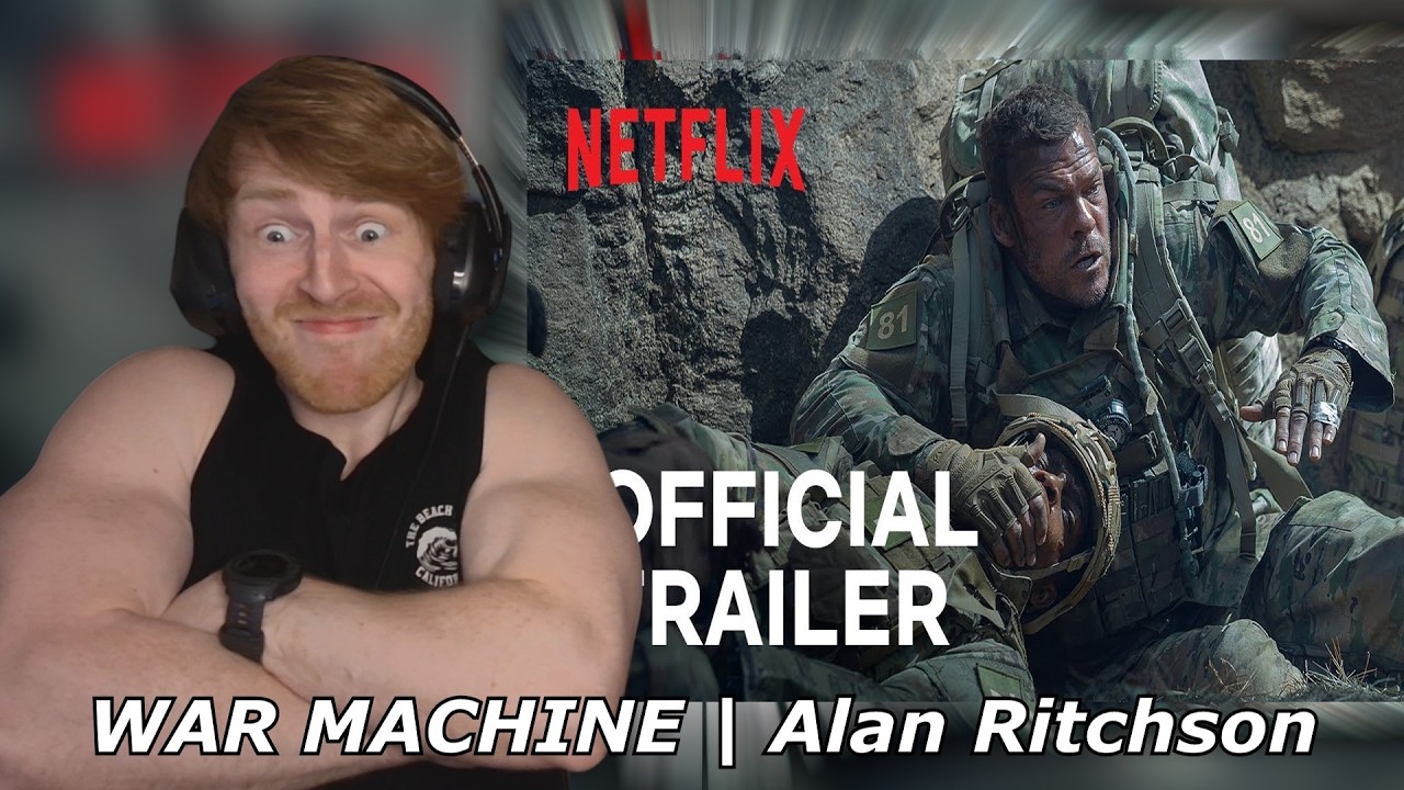 WAR MACHINE | Official Trailer | Netflix - Alan Ritchson • Reaction