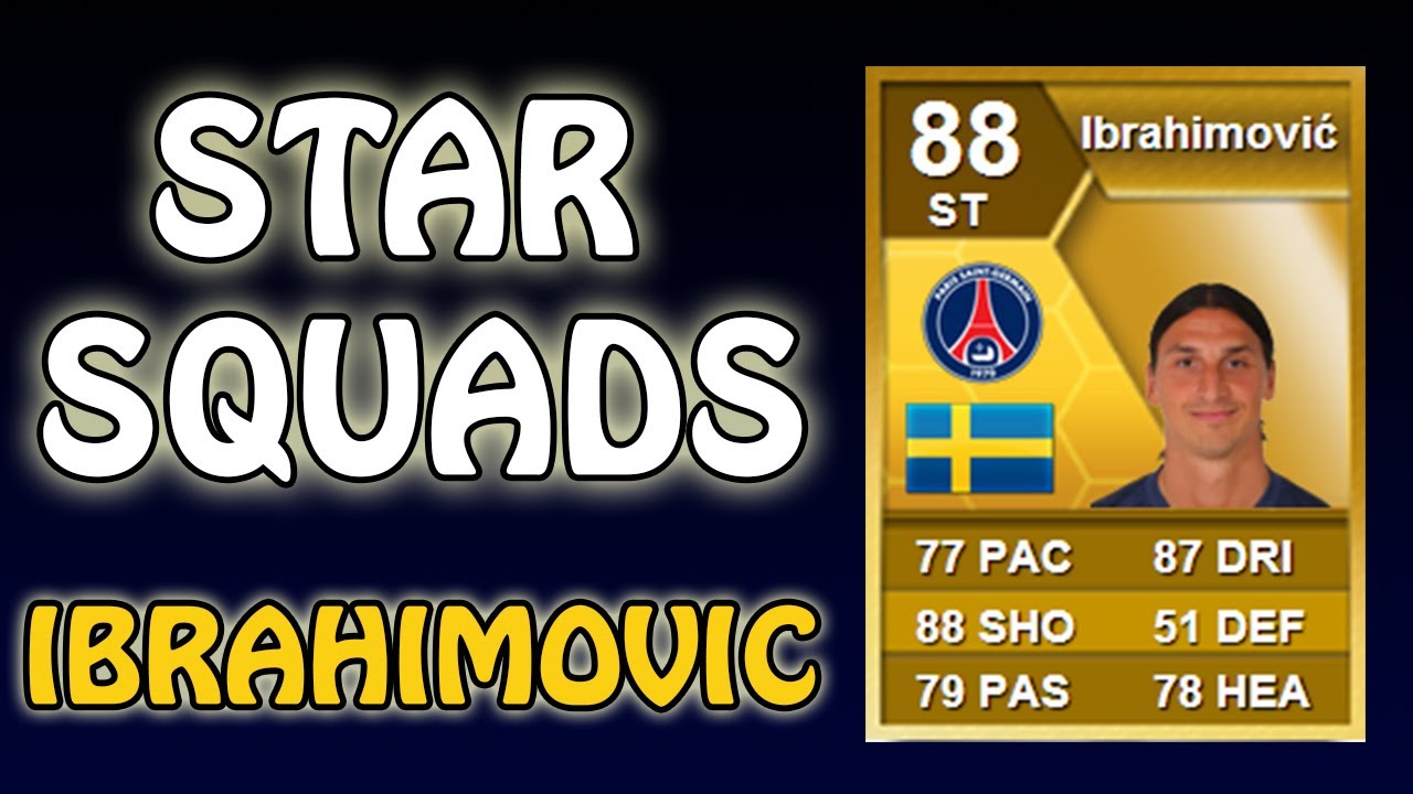 FIFA 13 - Star Squads - IBRAHIMOVIC - Squad Builder/Player Review