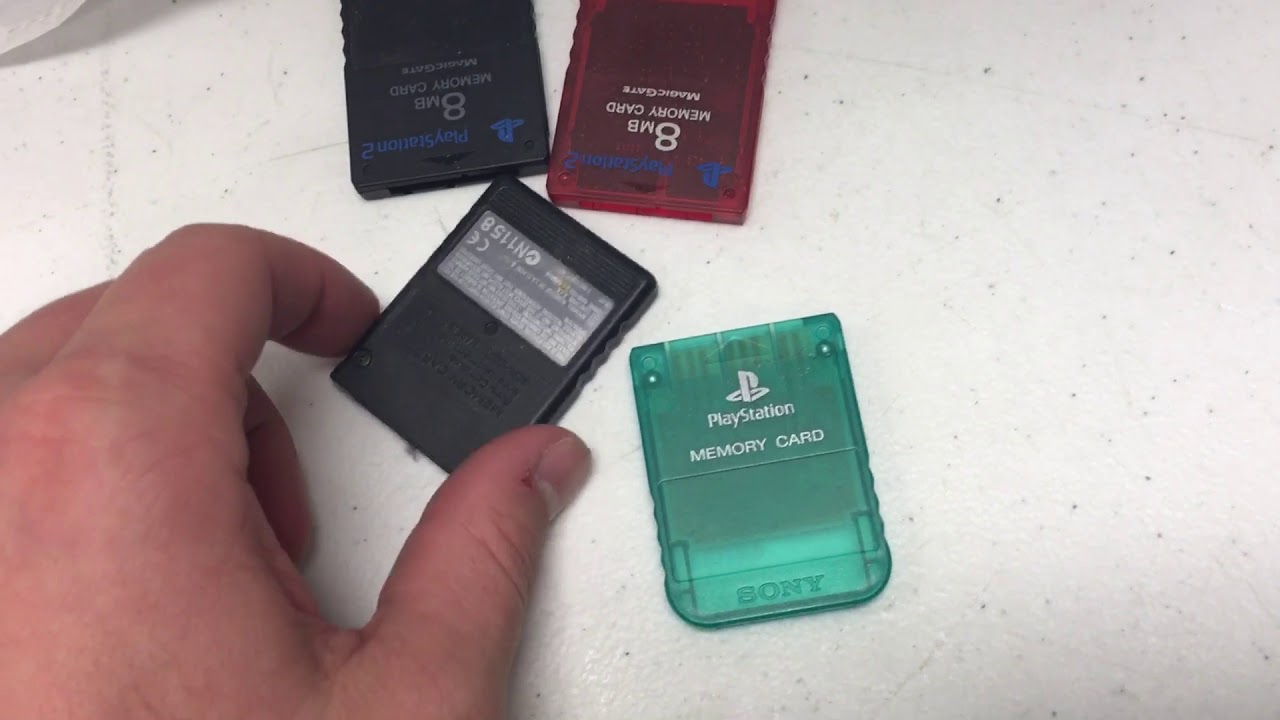 Ultra Rare Sony PlayStation 8mb Memory Cards