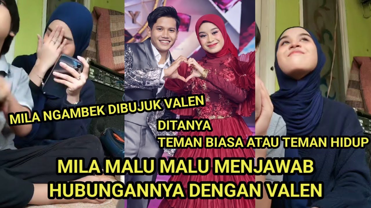 Jawaban mila saat ditanya tentang valen, pernah ngambek tapi dibujuk #milada7 #valenda7 