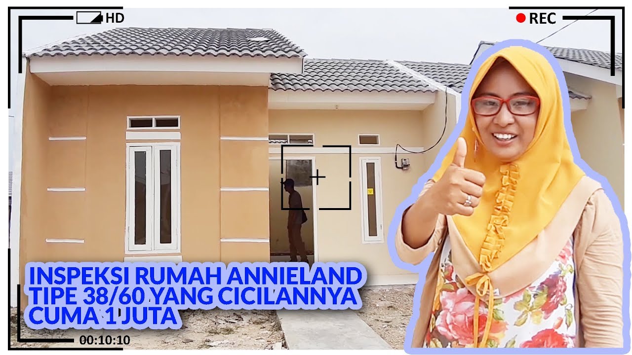 #Vlog10 Ini dia Inspeksi Rumah Tipe 38/60 Yang Cicilannya 1 Juta Flat Sampai Lunas