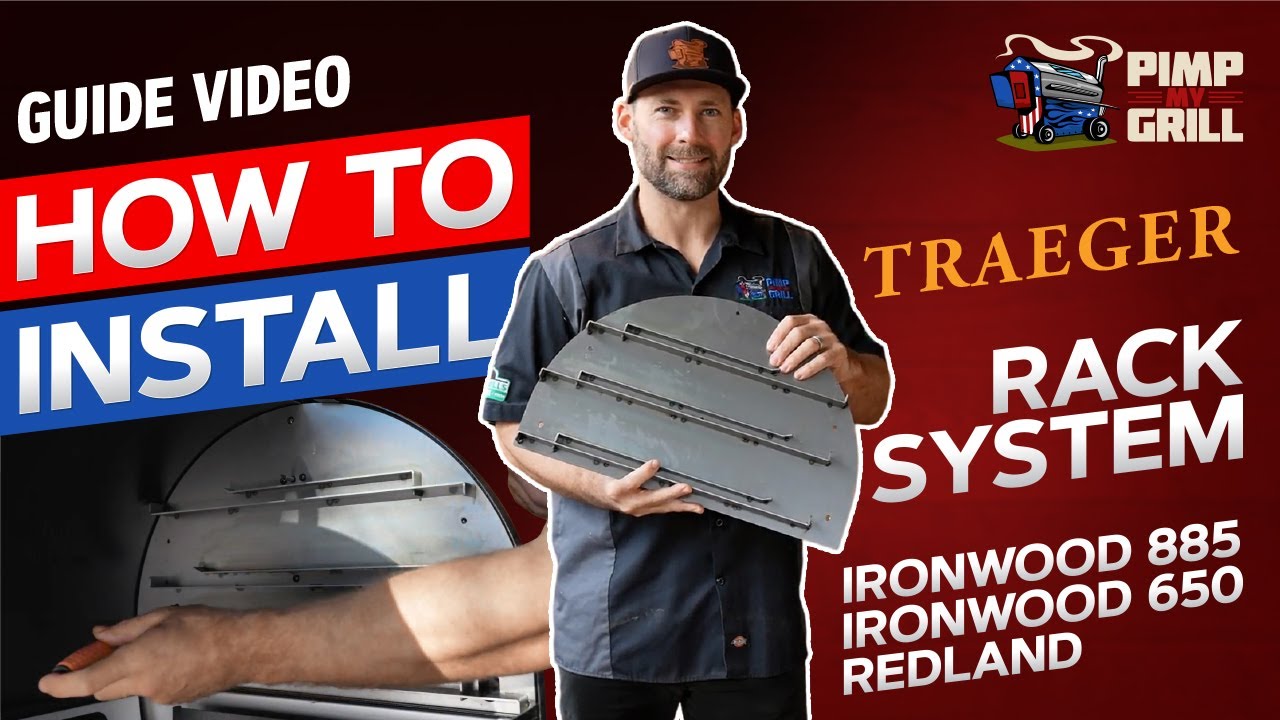 Ironwood 885 / 650 / Redland Traeger | Pimp My Grill Grate Rack System Installation Video