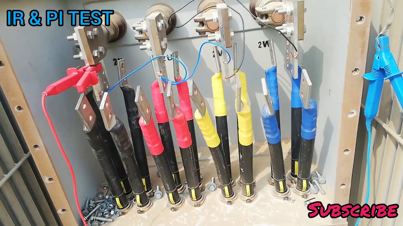 INSULATION RESISTANCE AND POLARIZATION INDEX TEST FOR TRANSFORMER BY MEGGER