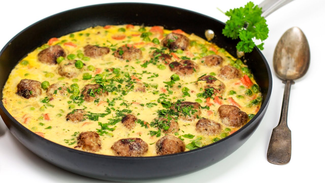 Deftiger WIKINGERTOPF mit Hackbällchen - sogar Low Carb