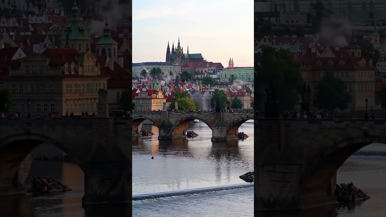 The Timeless Beauty of Prague's Charles Bridge, Czech Republic #nature #travel #beautiful