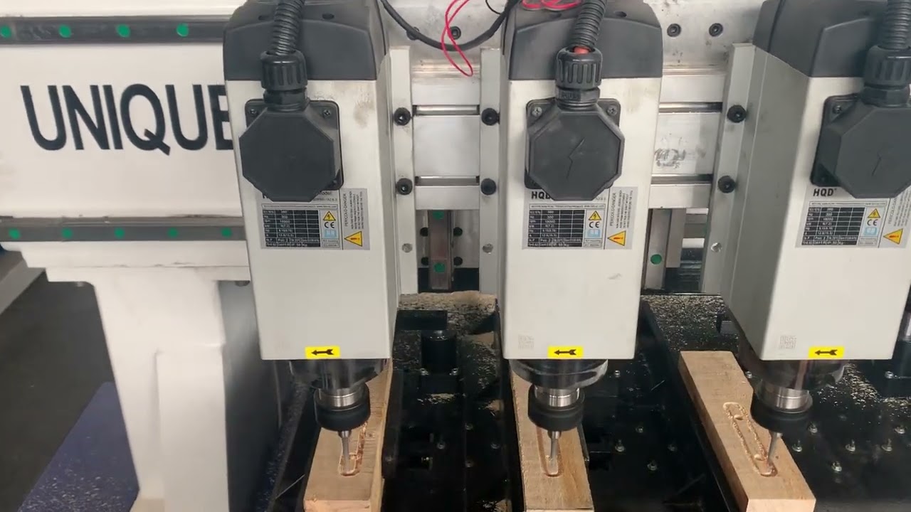 6 spindles CNC router for mass production