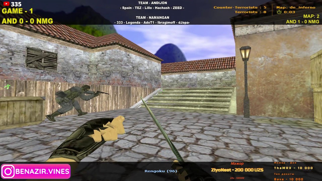 ANDIJON vs NAMANGAN | SHOWMATCH | CS 1.6