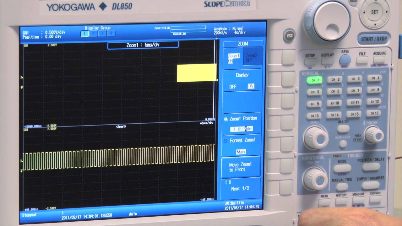 DL850 ScopeCorder Demonstration