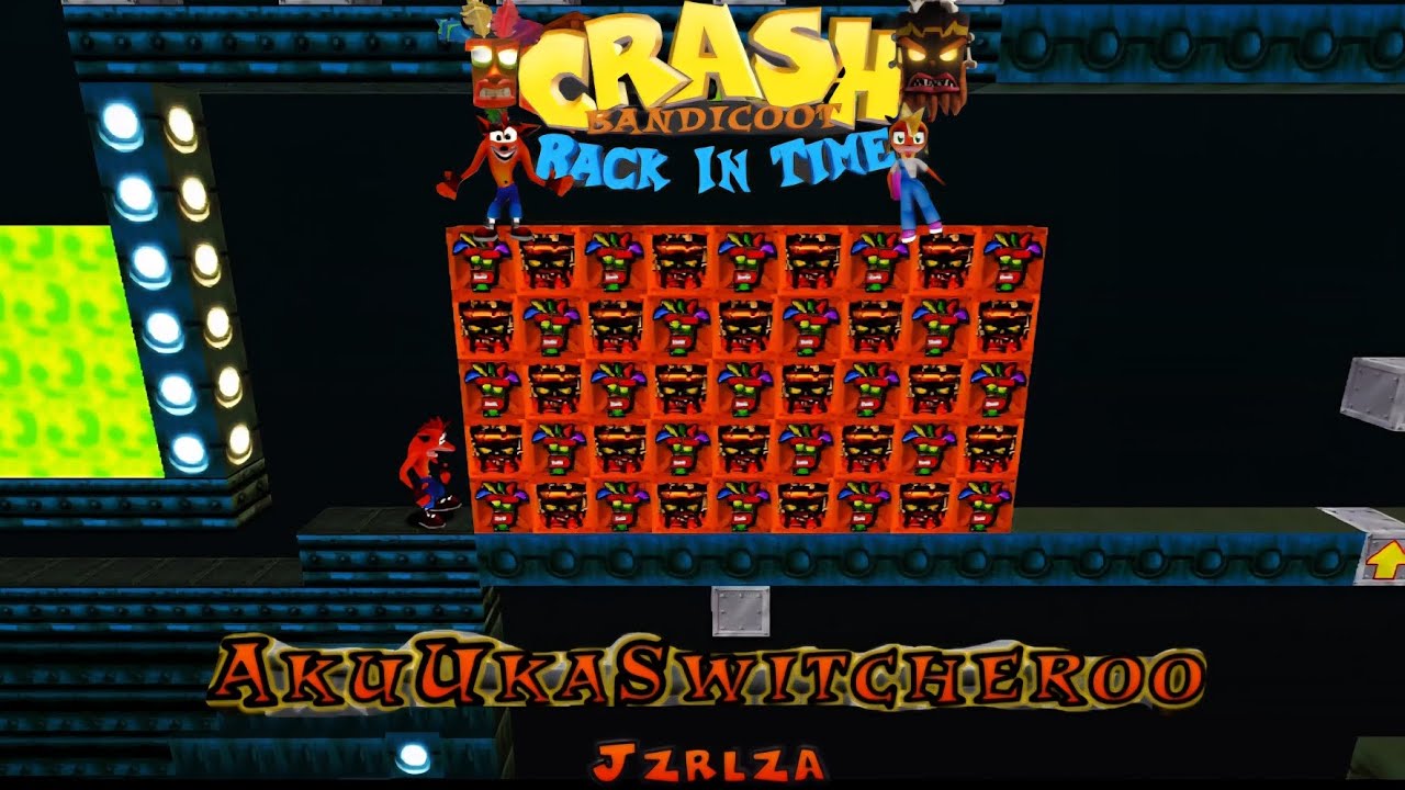 Crash Bandicoot - Back In Time Fan Game: Custom Level: Aku Uka Switcheroo By Jzrlza