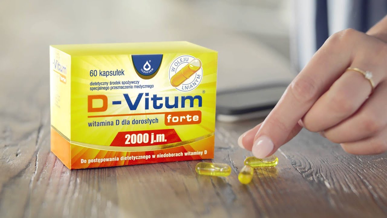 Witamina D3 z K2 - D-Vitum forte K2
