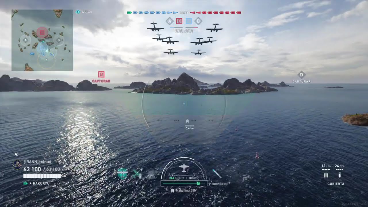 HAKURYU 1 KILL 171K DMG  World of Warships: Legends