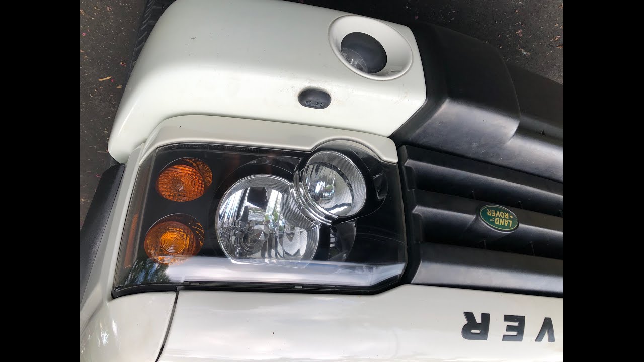 Land Rover Discovery 2 refinish headlights