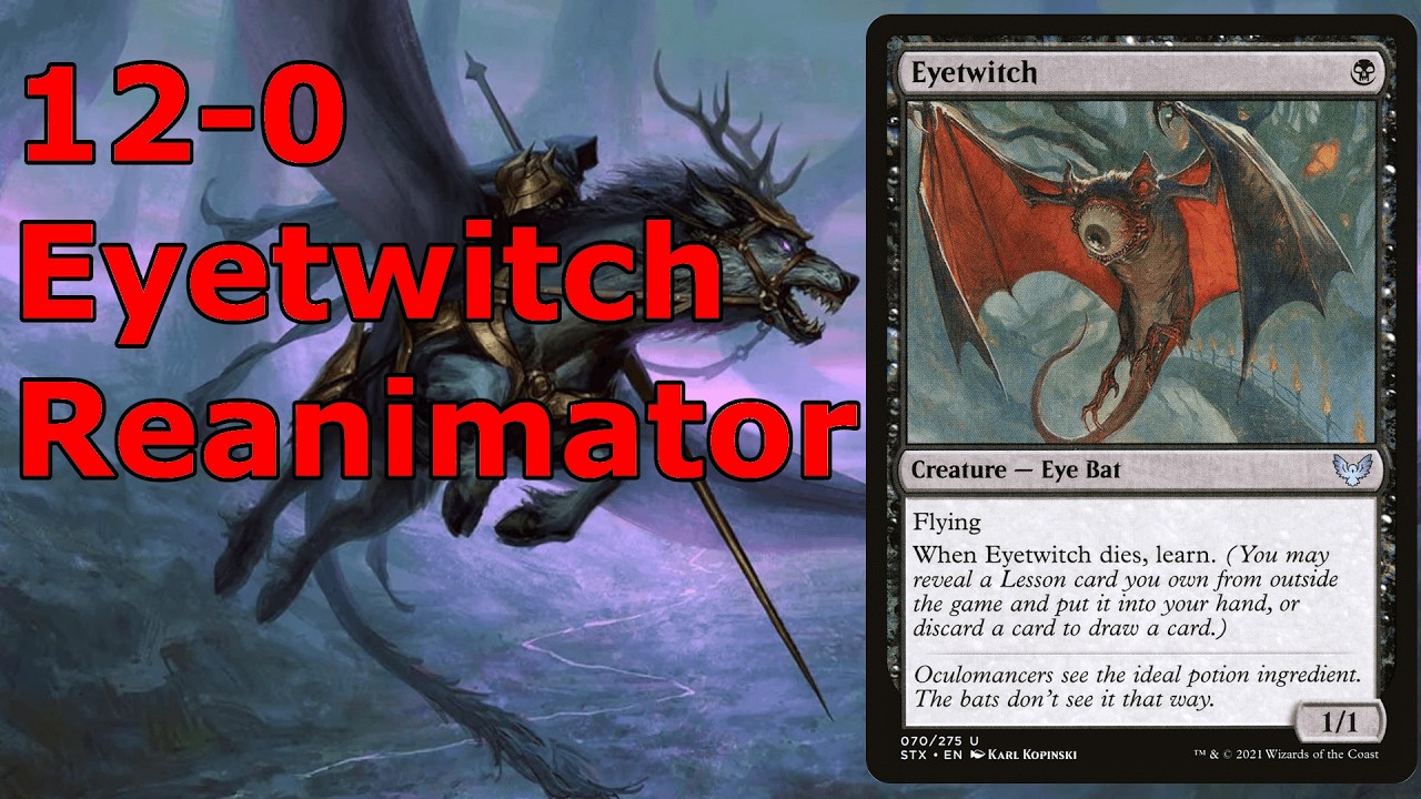 EYETWITCH WINS A SHOWCASE CHALLENGE?!  Eyetwitch Reanimator- Modern MTG