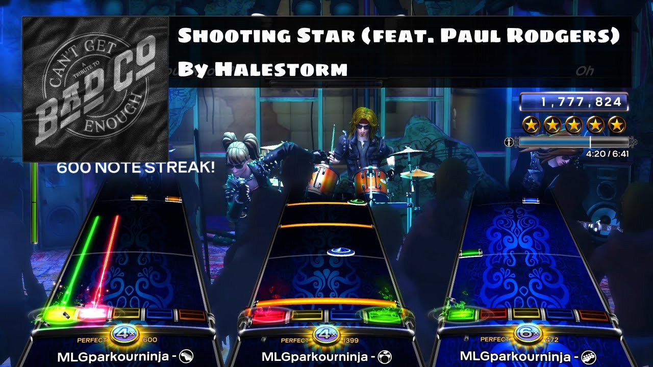 Shooting Star (ft. Paul Rodgers) - Halestorm | Rock Band 3 Custom