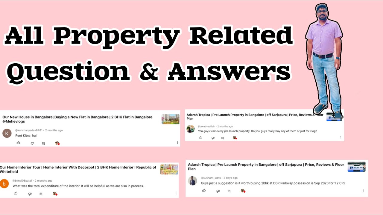 Property Related Q & A || Genuine Review #mehevlogs #questionanswer #flatsinbangalore
