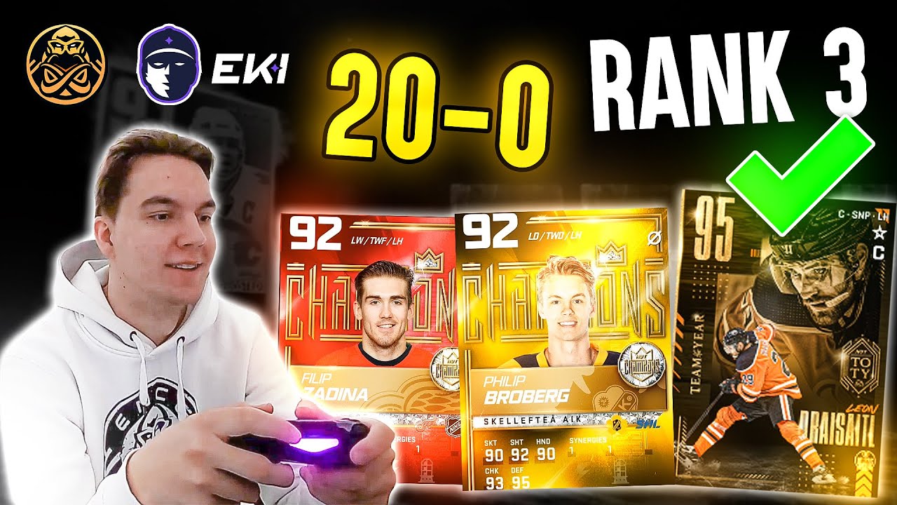 NHL 21 | 20-0 Rank 3 HUT Champions Rewards & Highlights