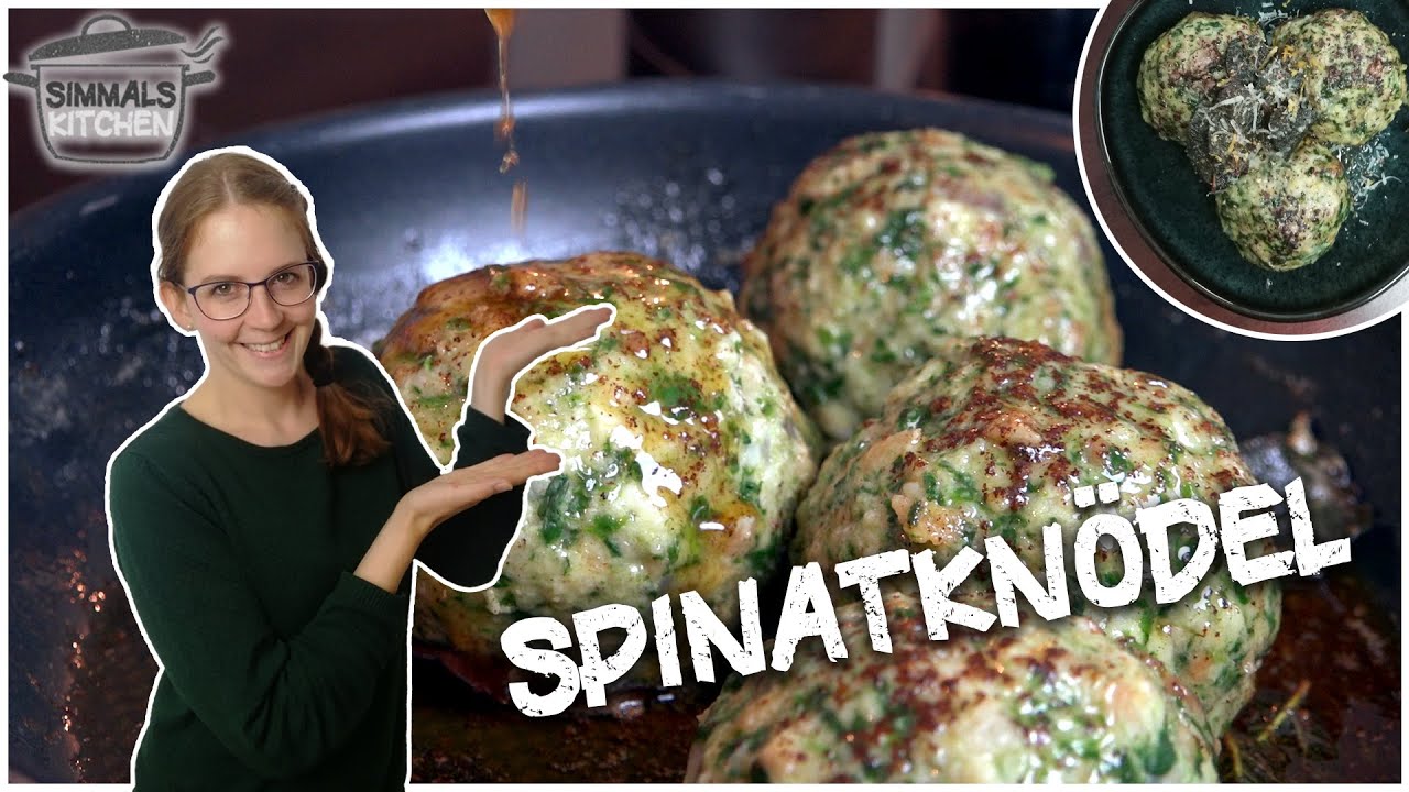 Spinatknödel 🥬🍞 I Simmals Kitchen