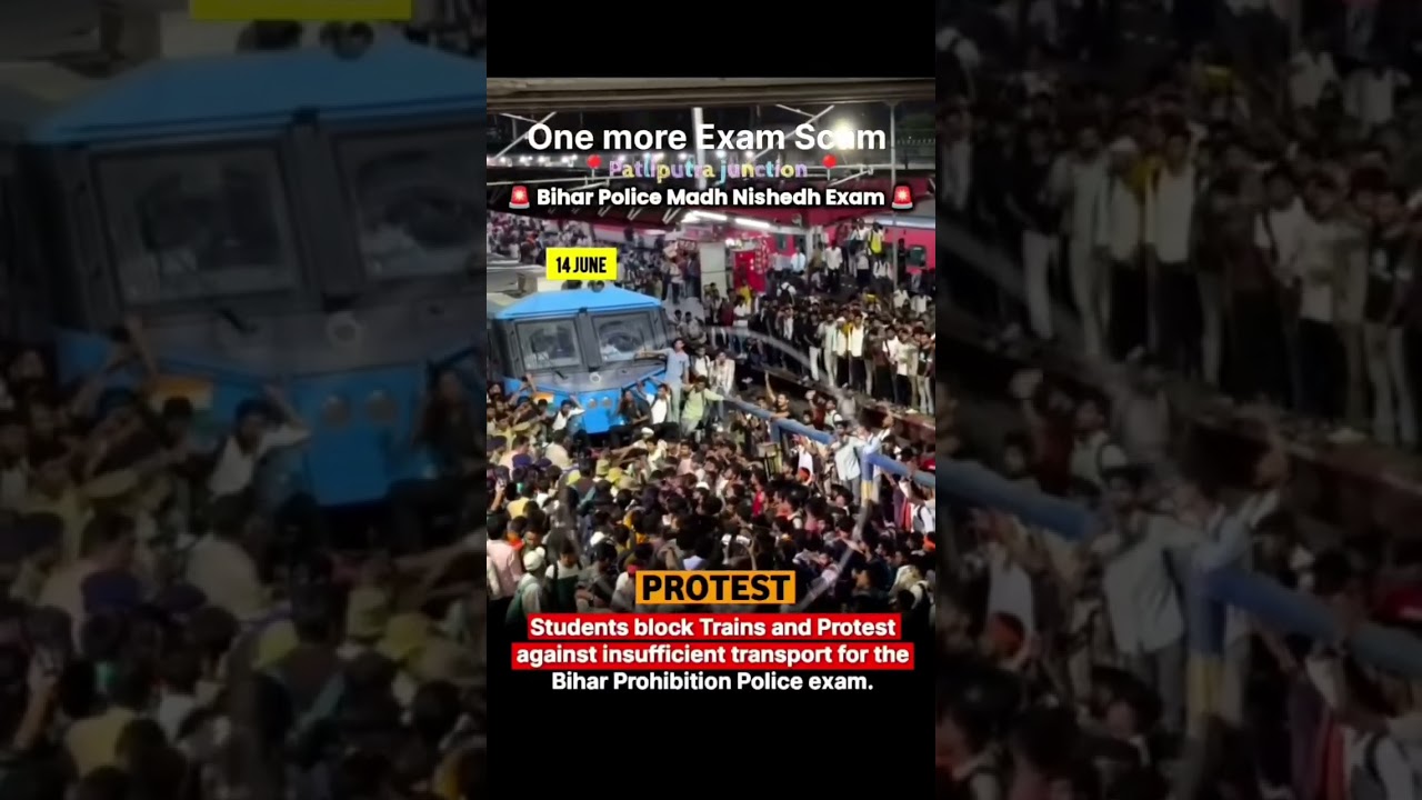 Bihar Police Exam Protest: Students Block Trains at Patliputra Junction! 🚨