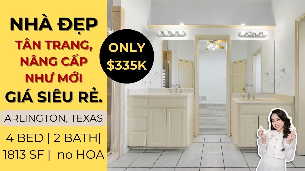 Nhà Đẹp Texas Có Sân To, Được Tân Trang, Nâng Cấp Như Mới. 2019 Chantilly Ct, Arlington TX 76015