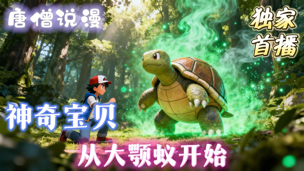 《神奇寶貝從大鱷蟻開始》无论是名扬天下，还是无名小卒都是你自己的选择。但无论如何宝可梦都将站在你身后，助你完成自己的选择！#有聲書 #宝可梦 #有声小说 #有声书 #动漫 #完结  #穿越 #神奇寶貝