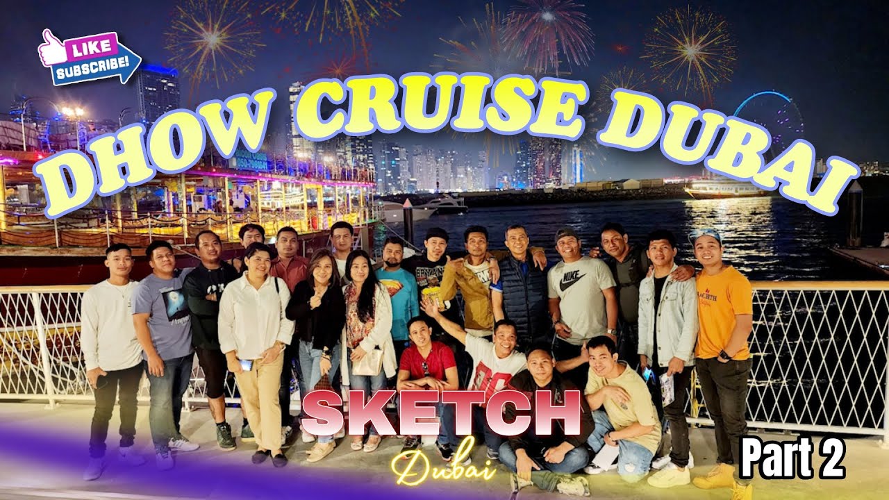 HOW IS THE DHOW CRUISE IN DUBAI MARINA? PART 2 #dubai #dubaimarina