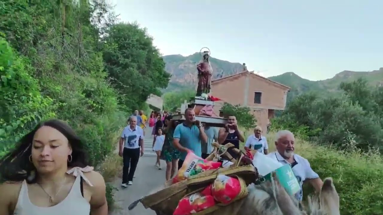 Resumen de la procesión de Santa Isabel en Miller (Santiago-Pontones)