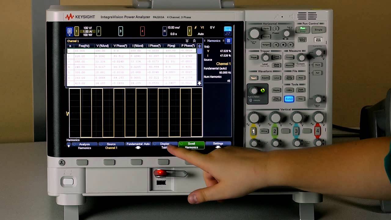 Measure Power Harmonics and Analyze Each Harmonic Individually, IntegraVision Power Analyzer