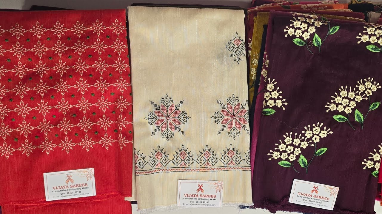Vijaya Sarees is live on blouses