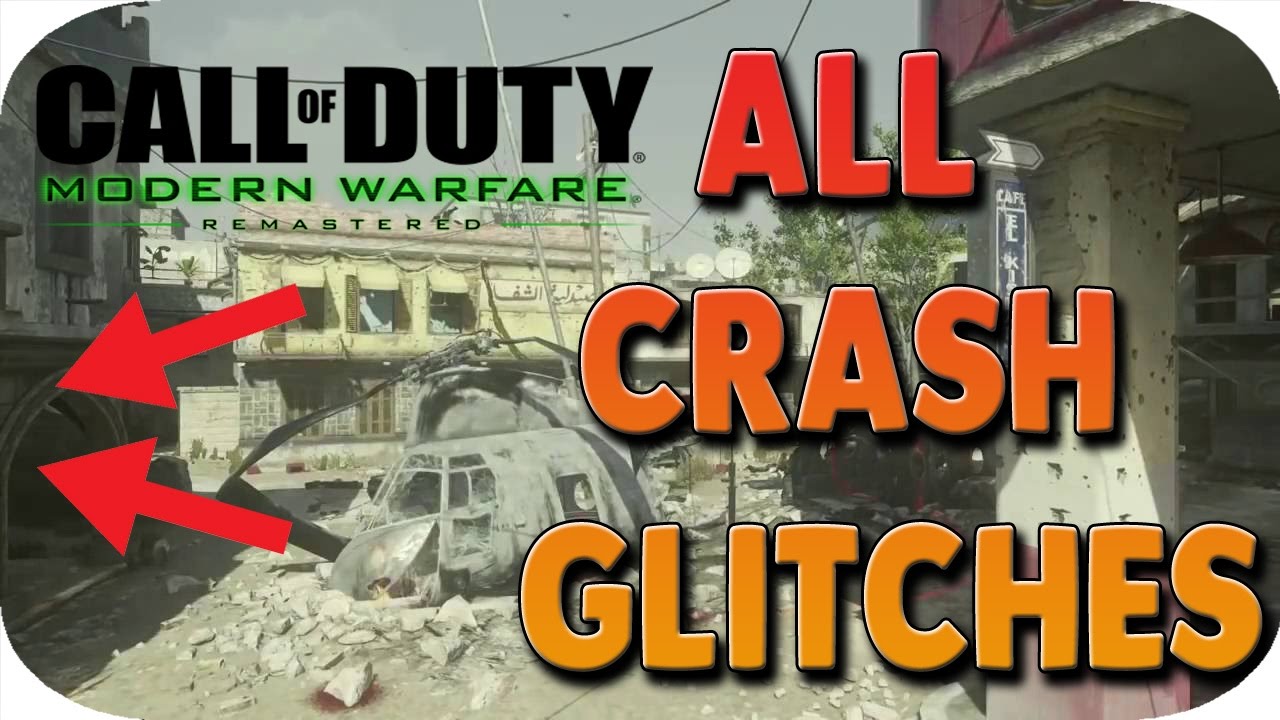 MWR "All Glitch spots on the map Crash!" (Modern Warfare Remastered Glitches)
