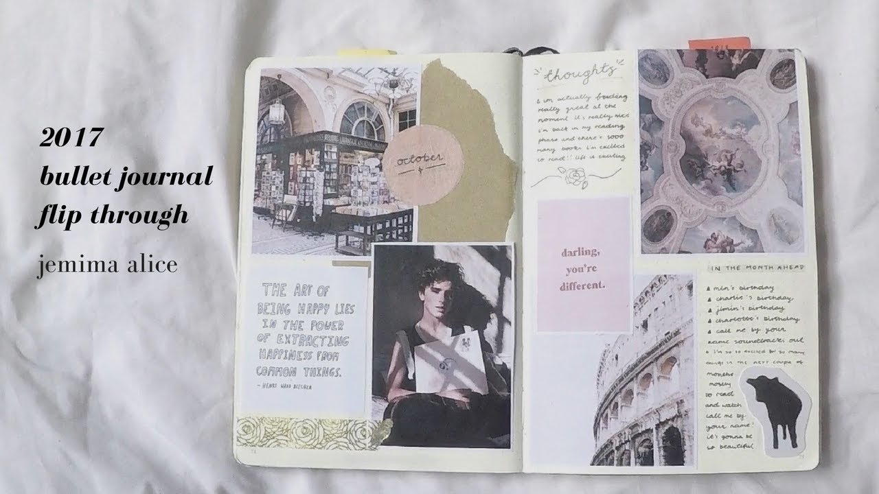 2017 bullet journal flip through