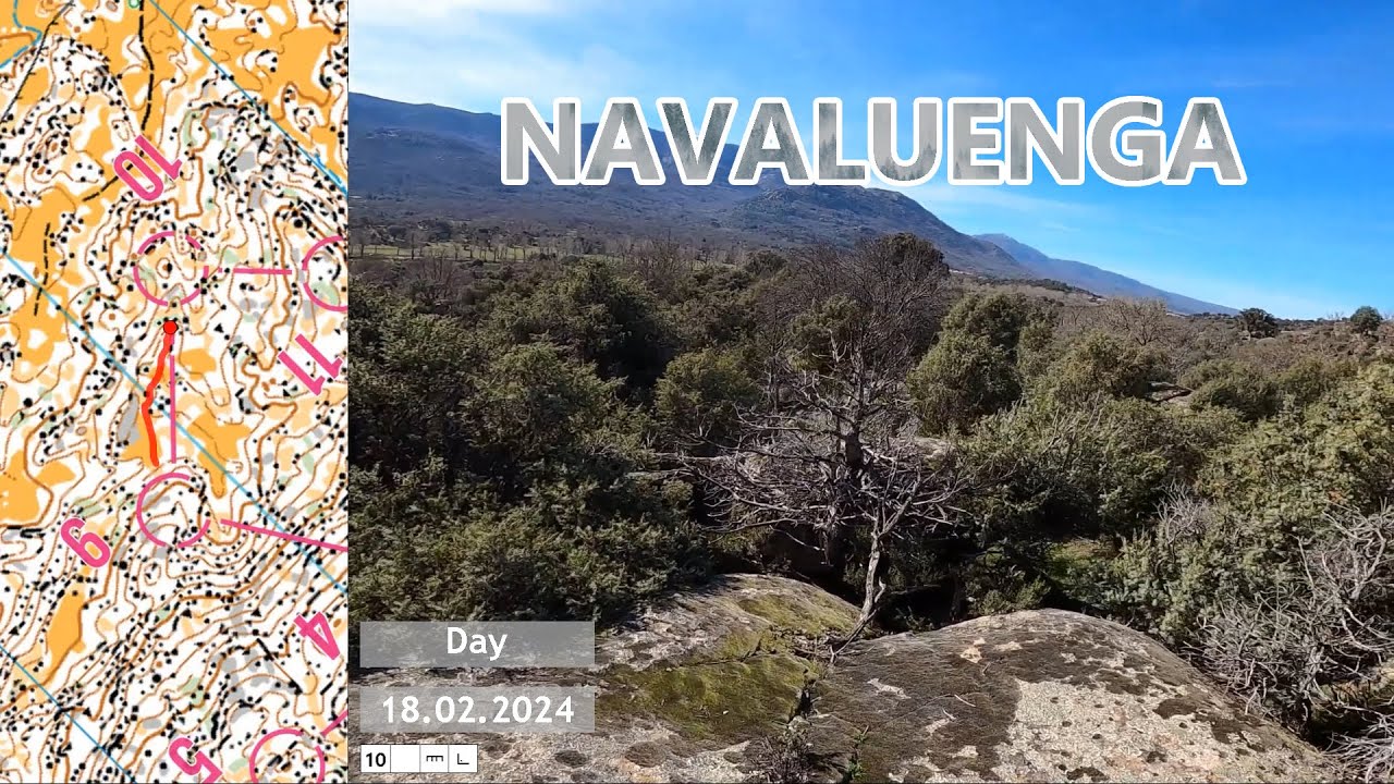 Headcam Orienteering: Navaluenga, Spain. Maximus o meeting.