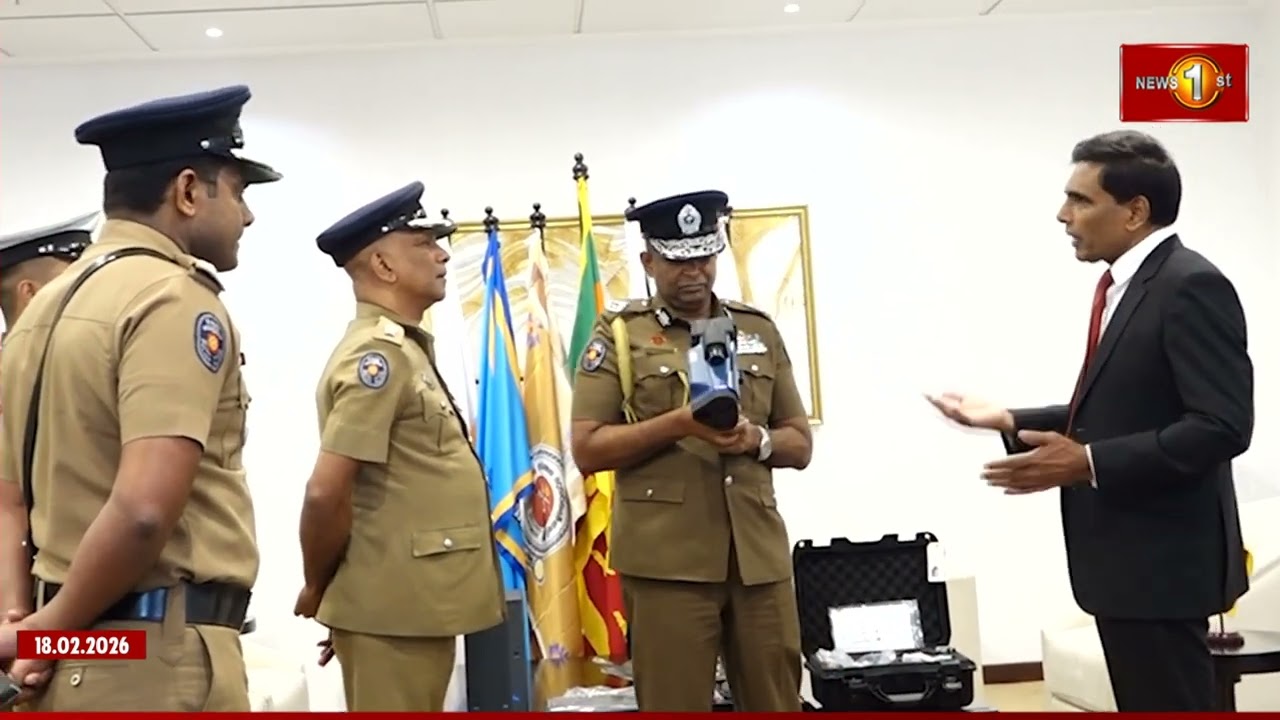 ශ්‍රී ලංකා පොලිසිය වෙත  ලබා දුන් අත්‍යවශ්‍ය උපකරණ තොගයේ වටිනාකම රුපියල් මිලියන 556ක්..