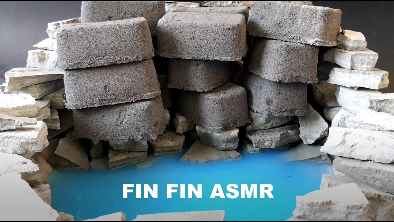 🏝ASMR FIN FIN POOL CRUMBLES!💦