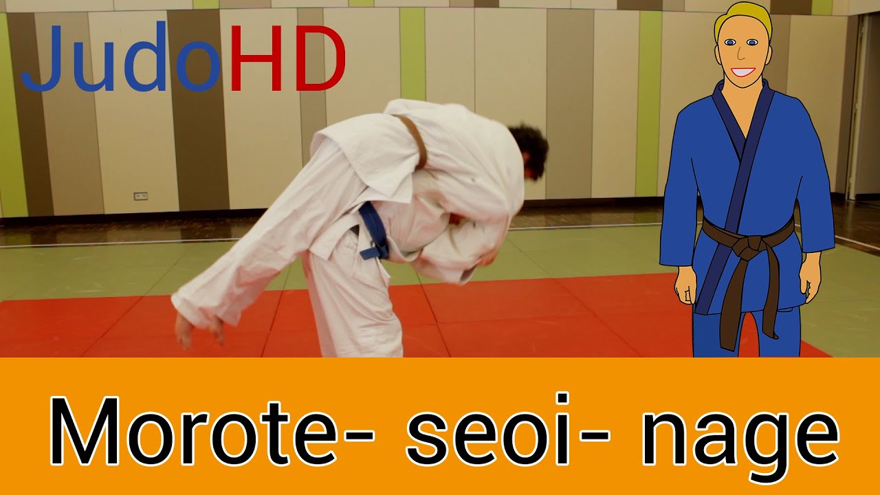 Orange: Morote- seoi- nage [Judo]